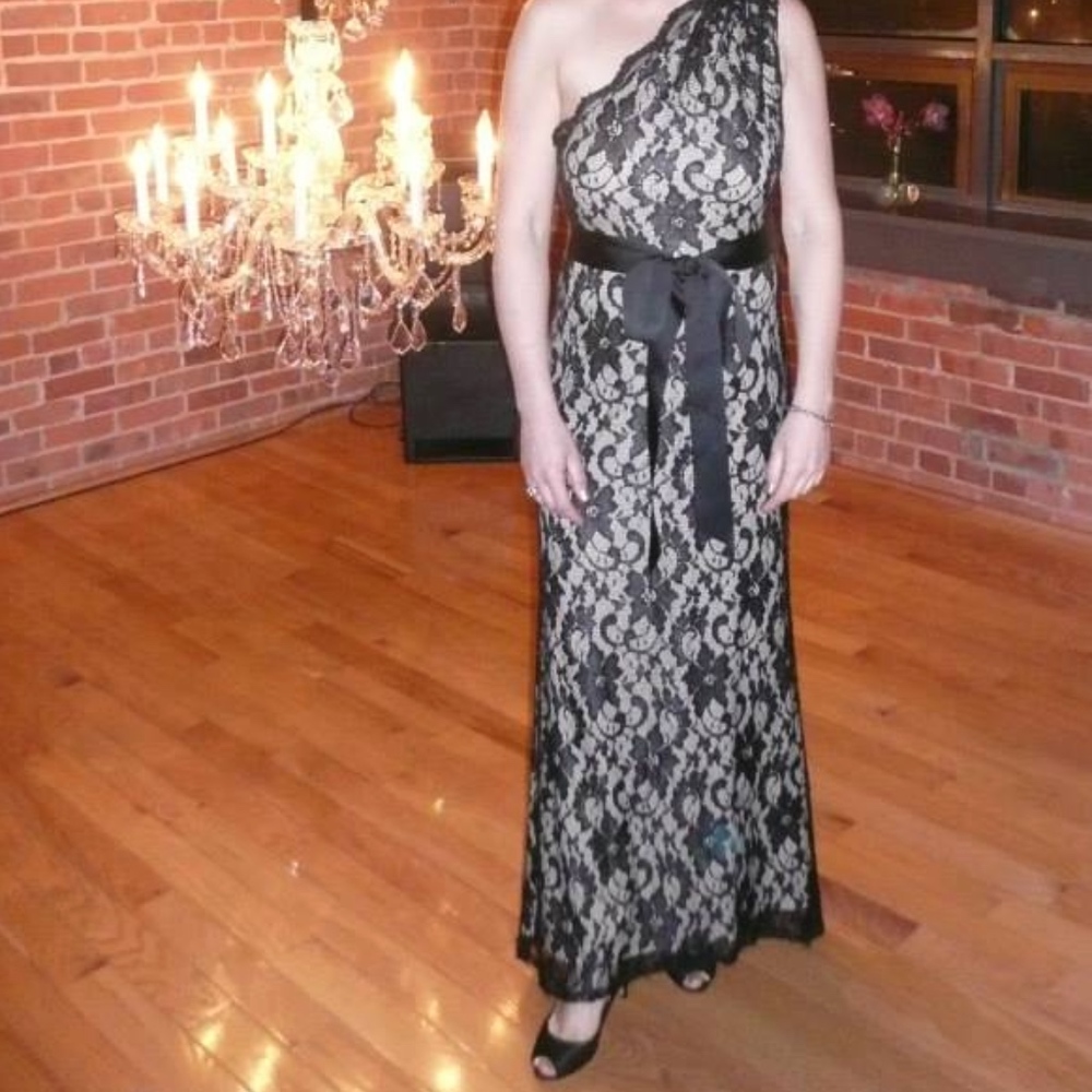 Black evening gown